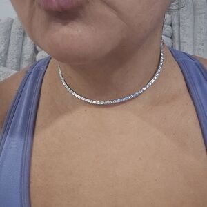 Silver Tone Unbranded Women's Choker Necklace
